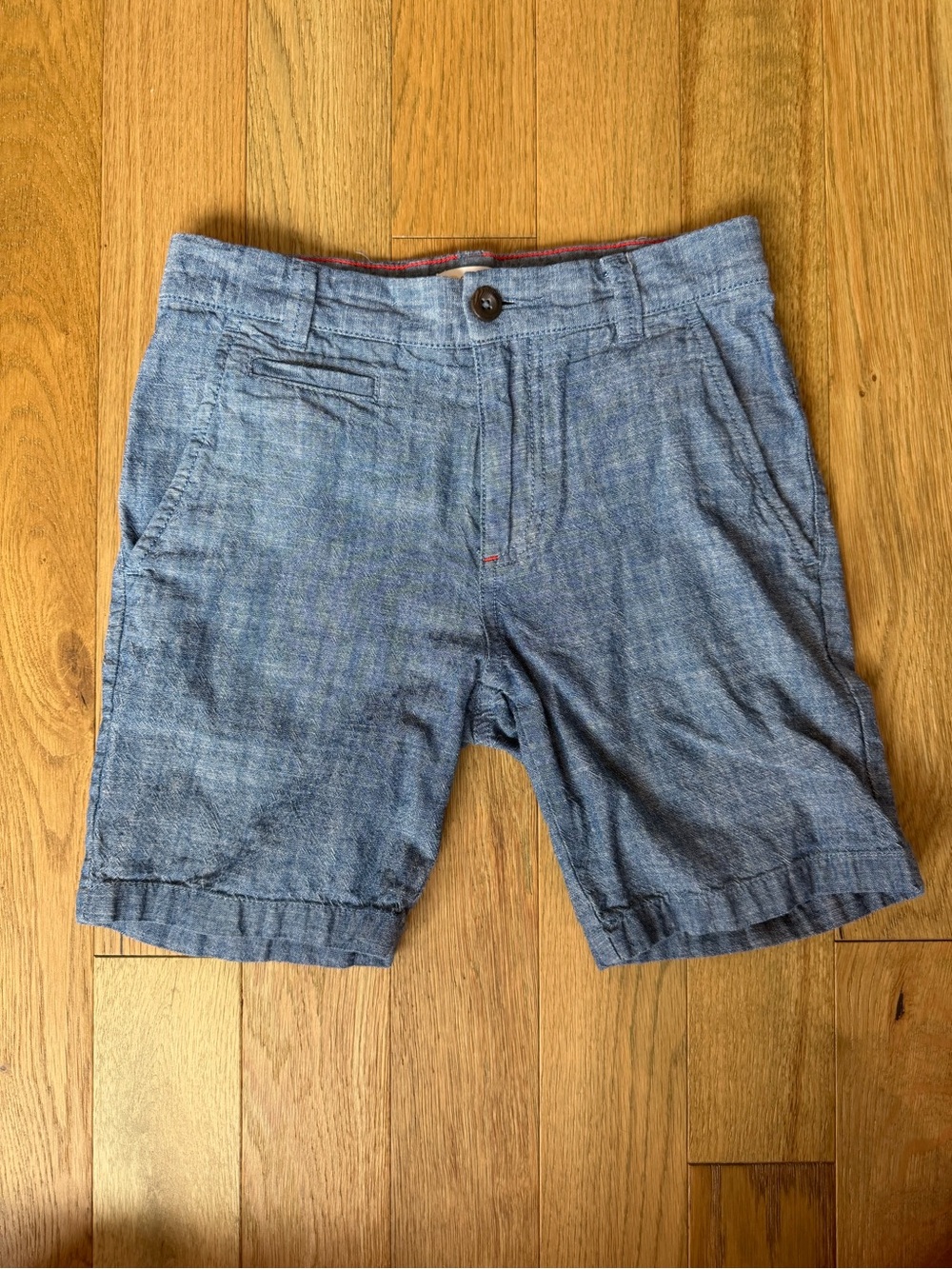 Boden Boys Blue Chambray Chino Shorts Size 9Y 134cm